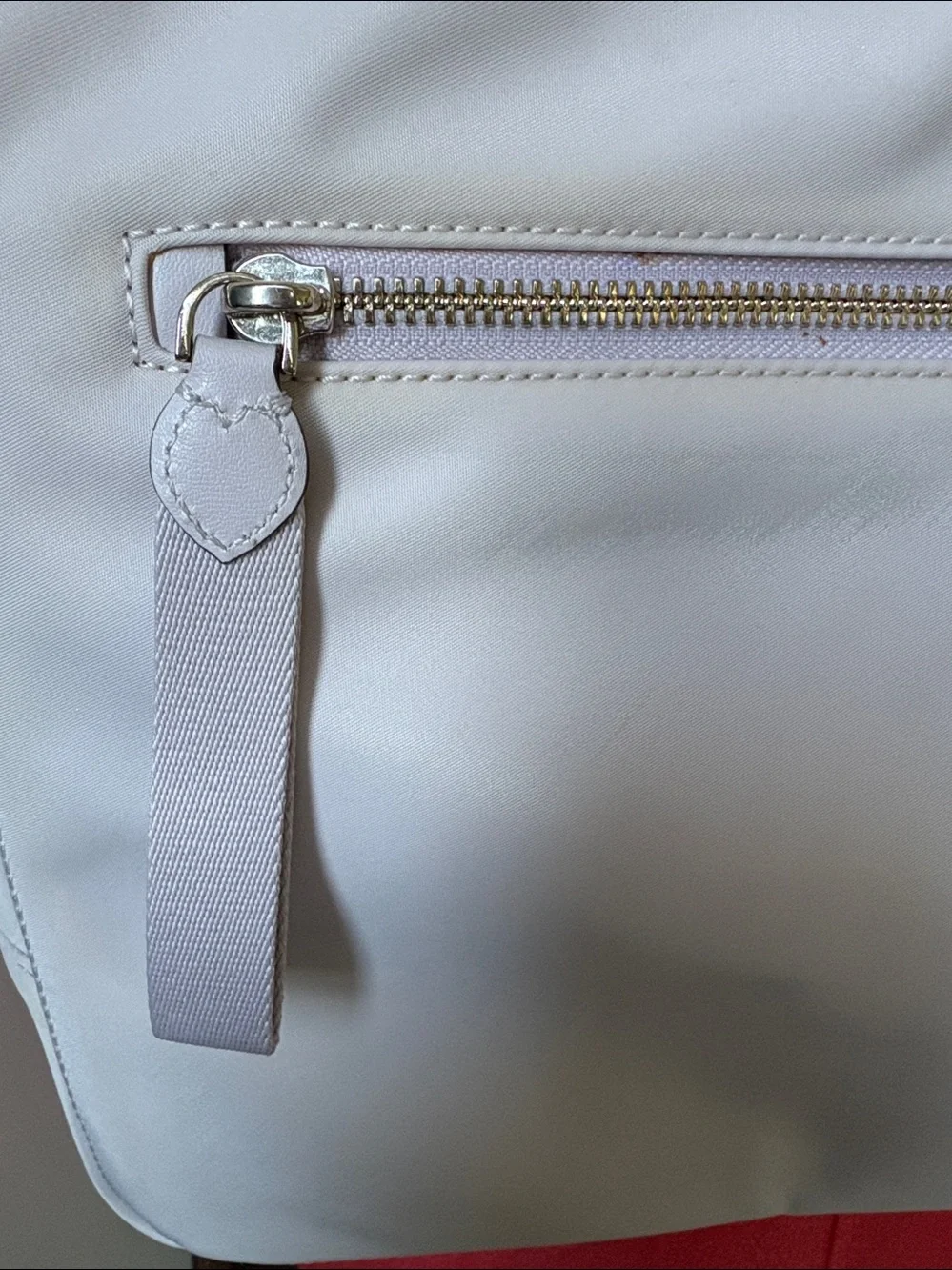 Kate Spade laptop case  Computer bag  HD nylon  pastel violet  Gold tone  Padded